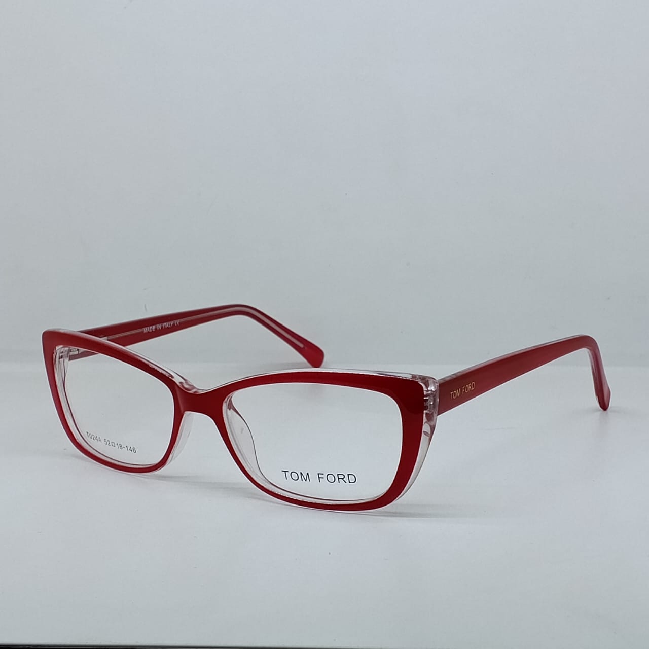 Tomford Red Cateye Eyeglasses