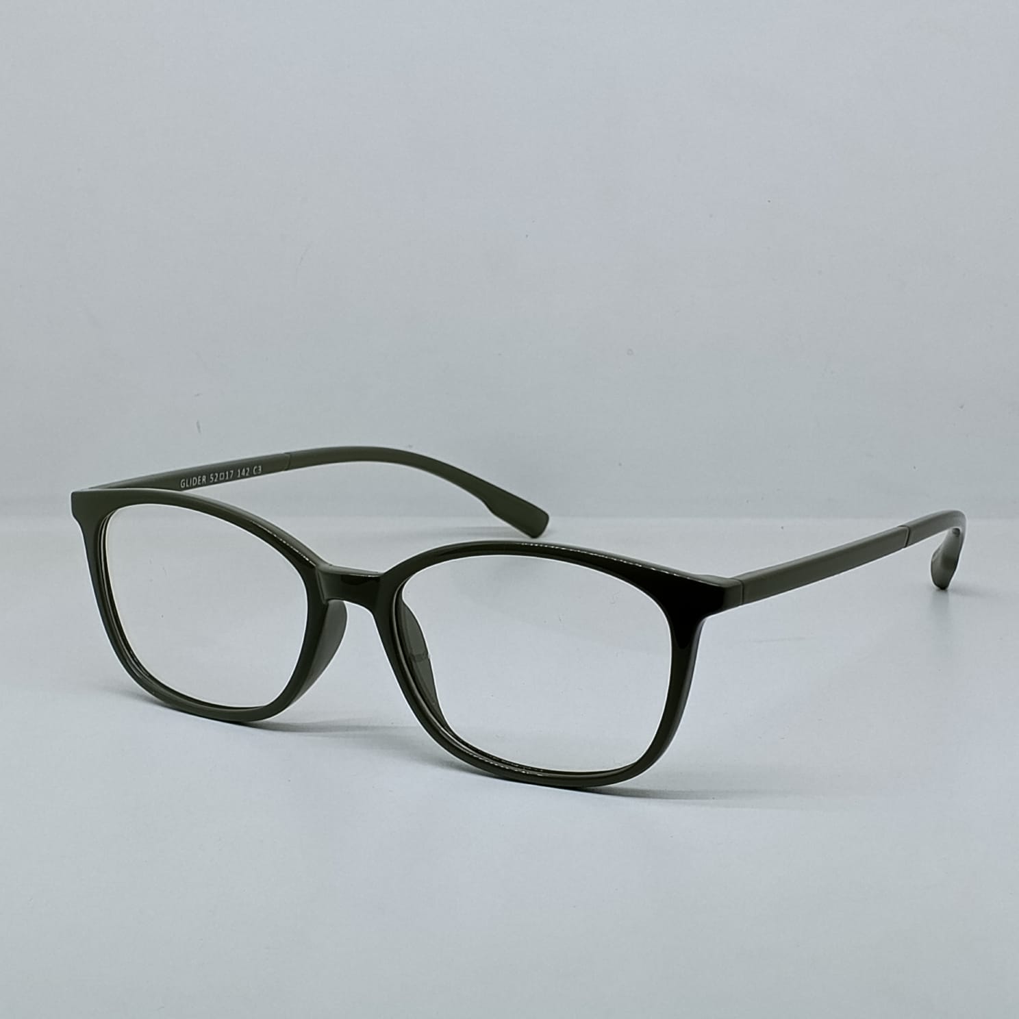 Olive Green Cateye Eyeglasses