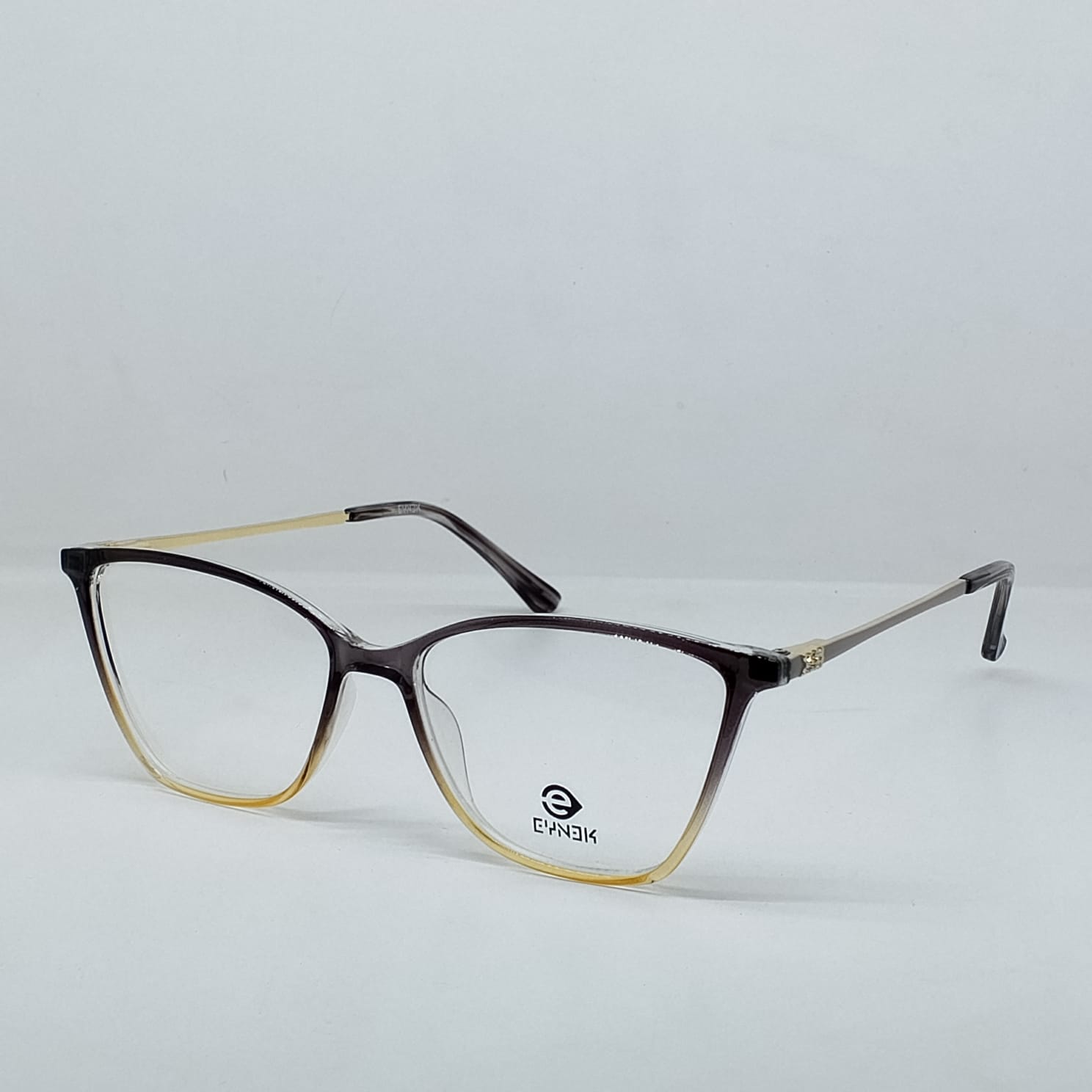 Black & Yellow Cateye Eyeglasses